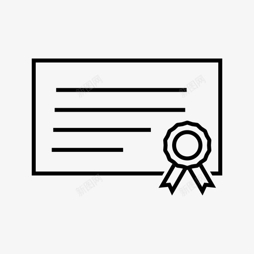 文凭成绩证书图标svg_新图网 https://ixintu.com 24个网络接口 成绩 文凭 证书