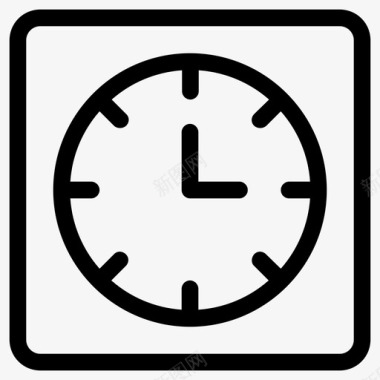 时钟闹钟时间图标图标