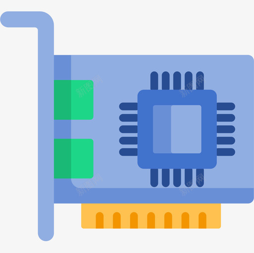 主板硬件22扁平图标svg_新图网 https://ixintu.com 主板 扁平 硬件