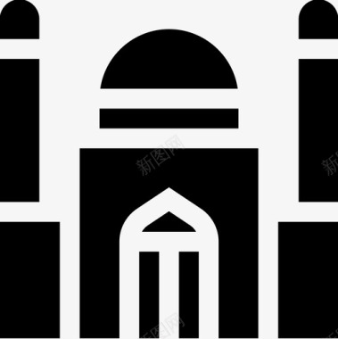 清真寺精神的15充满图标图标