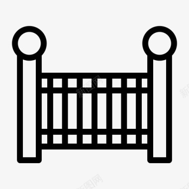 婴儿床孩子图标图标