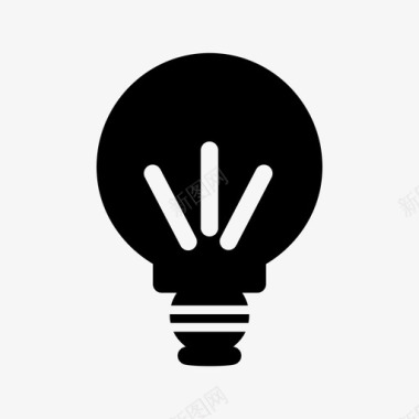灯泡创意商务创新图标图标