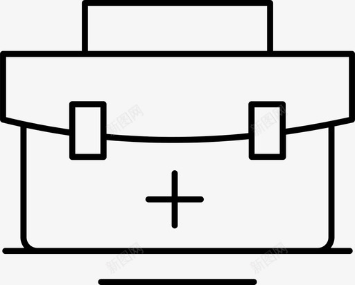 包公文包医院图标svg_新图网 https://ixintu.com 公文包 加上 包 医疗 医疗和保健 医院