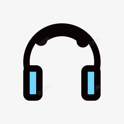 耳机1svg_新图网 https://ixintu.com 耳机1 填充 线性