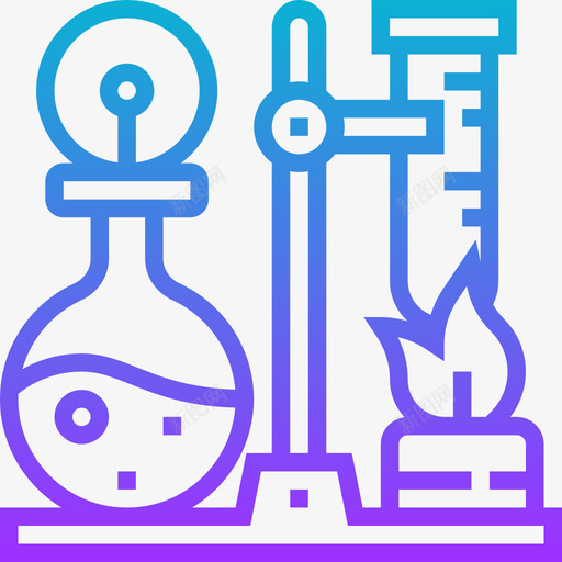 化学生物技术1梯度图标svg_新图网 https://ixintu.com 化学 梯度 生物技术