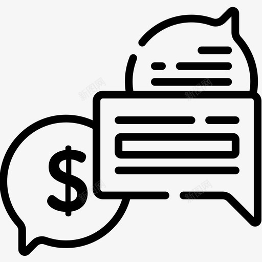商业和金融90美元直线型图标svg_新图网 https://ixintu.com 90美元 商业和金融 直线型