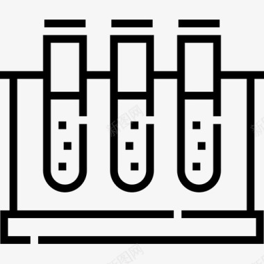 试管健康42线性图标图标