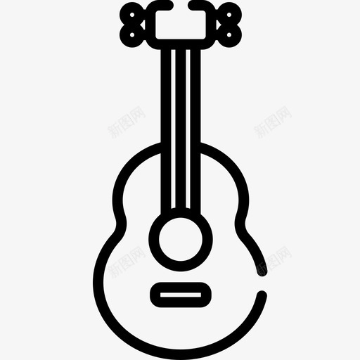 GuitarBBQ18线性图标svg_新图网 https://ixintu.com BBQ18 Guitar 线性