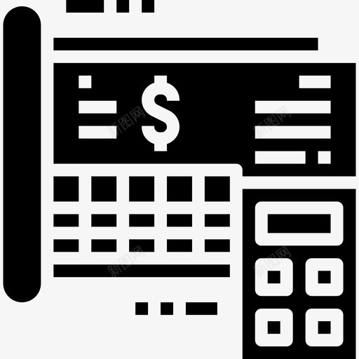 分类帐会计和财务4可靠图标svg_新图网 https://ixintu.com 会计 分类帐 可靠 财务