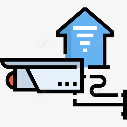 安全系统domotics28线性颜色图标svg_新图网 https://ixintu.com domotics 安全 系统 线性 颜色