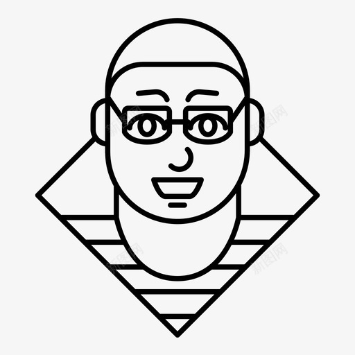 男孩头像眼镜图标svg_新图网 https://ixintu.com 个人资料 人 头像 用户 男孩 眼镜