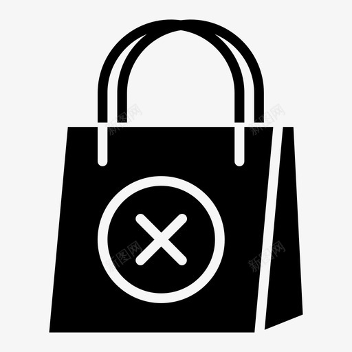 删除购物袋删除销售图标svg_新图网 https://ixintu.com 出售 删除 字形 技术 营销 购物袋 销售