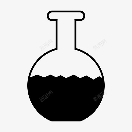 烧瓶实验实验室图标svg_新图网 https://ixintu.com 学校 实验 实验室 烧瓶 科学