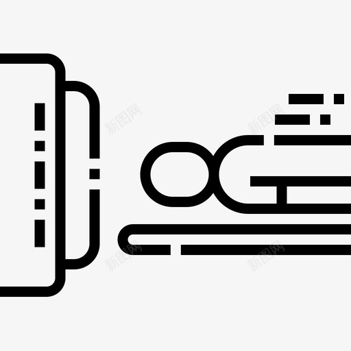 核磁共振健康42线性图标svg_新图网 https://ixintu.com 健康 核磁共振 线性