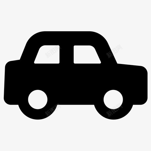 汽车交通工具图标svg_新图网 https://ixintu.com 交通工具 汽车