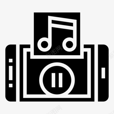 音乐应用程序音频图标图标