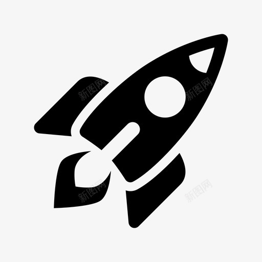 宇宙飞船未来发射图标svg_新图网 https://ixintu.com 发射 商业 宇宙飞船 未来 火箭 科学 管理