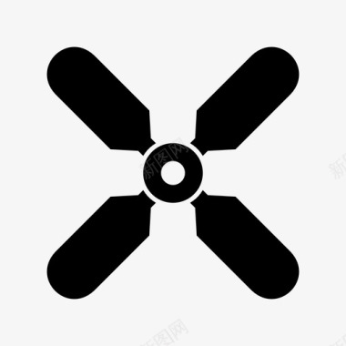风扇空调工业图标图标
