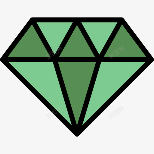 钻石现代教育3线性颜色图标svg_新图网 https://ixintu.com 现代教育3 线性颜色 钻石