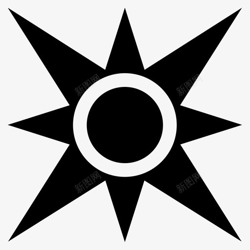 太阳希腊神话3充满图标svg_新图网 https://ixintu.com 充满 太阳 希腊神话