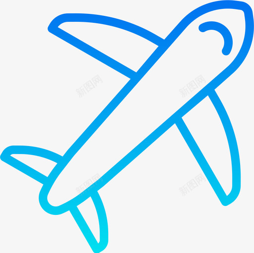 飞机行程168坡度图标svg_新图网 https://ixintu.com 坡度 行程 飞机