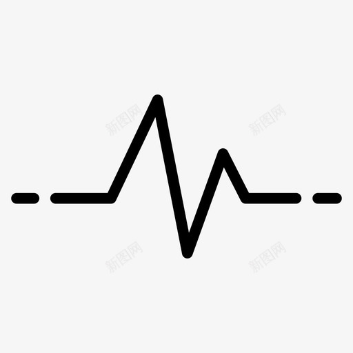 脉搏心跳心率图标svg_新图网 https://ixintu.com 医疗 心率 心跳 脉搏