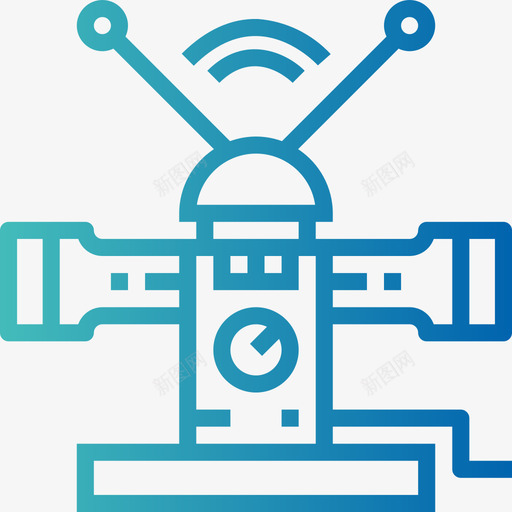 天线新闻49梯度图标svg_新图网 https://ixintu.com 天线 新闻49 梯度