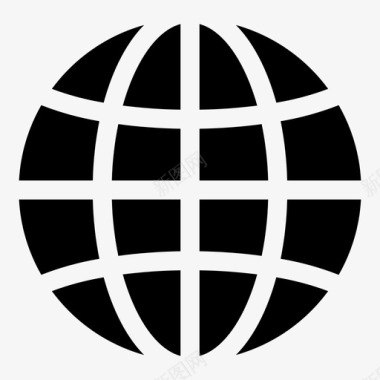 互联网地球全球图标图标