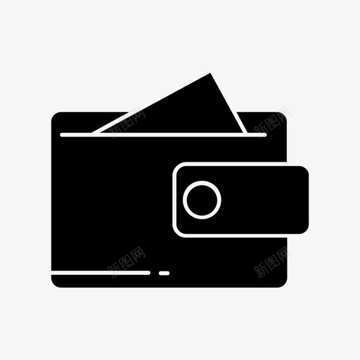 钱包卡片持有者图标svg_新图网 https://ixintu.com 卡片 持有者 钱包