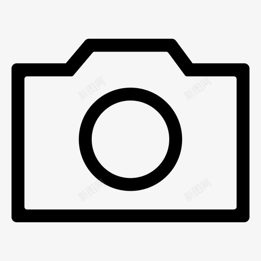 相机照片基本接口元件图标svg_新图网 https://ixintu.com 元件 基本 接口 照片 相机