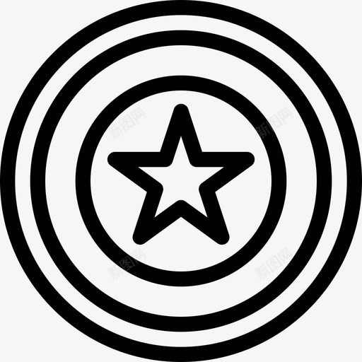 警察明星美国图标svg_新图网 https://ixintu.com 明星 美国 警察