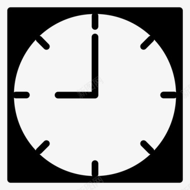 时钟闹钟截止日期图标图标
