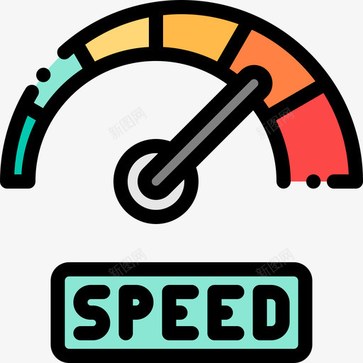 速度速度表时间11线性颜色图标svg_新图网 https://ixintu.com 度表 时间 线性 速度 颜色