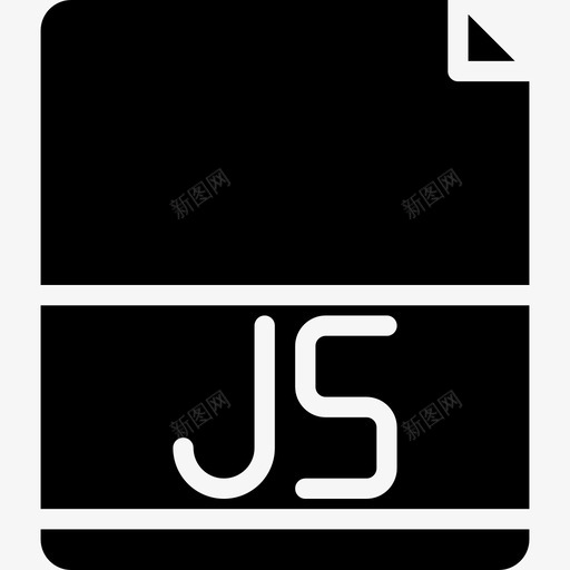Js文件扩展名4填充图标svg_新图网 https://ixintu.com Js 填充 扩展名 文件