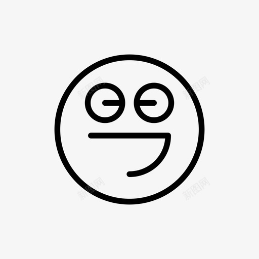 表情情绪表情线图标svg_新图网 https://ixintu.com 情绪 表情