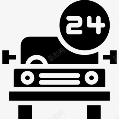 汽车汽车服务26加油图标图标