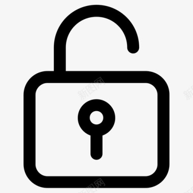 锁私人保险箱图标图标