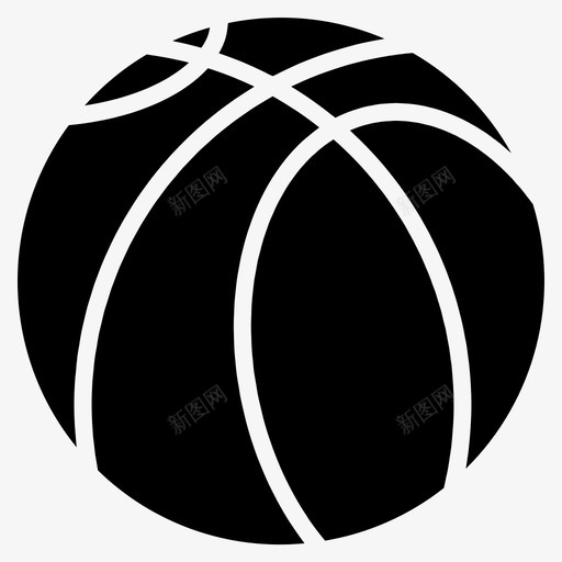 篮球运动体育器材图标svg_新图网 https://ixintu.com 体育器材 篮球 运动
