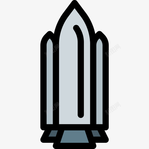 火箭太空94线性颜色图标svg_新图网 https://ixintu.com 太空 火箭 线性 颜色