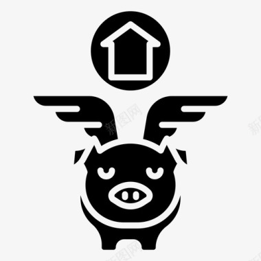小猪成长住宅图标图标