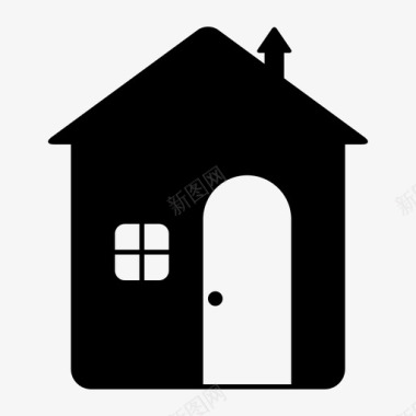 房子建筑物家图标图标