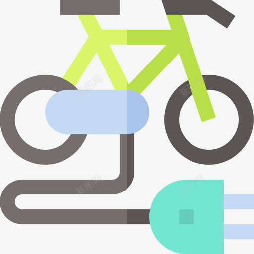 电动自行车可持续能源29平板图标svg_新图网 https://ixintu.com 可持续能源29 平板 电动自行车