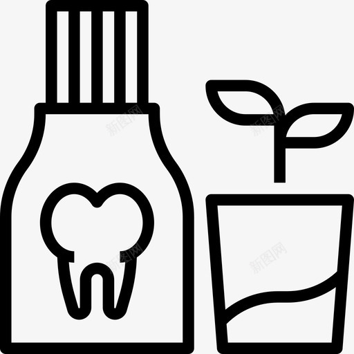 清洁牙科护理20线性图标svg_新图网 https://ixintu.com 护理 清洁 牙科 线性