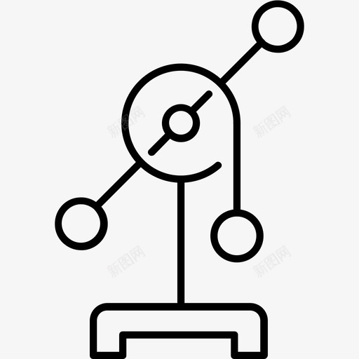 简单的机器模型物理图标svg_新图网 https://ixintu.com 机器 模型 物理 科学 简单