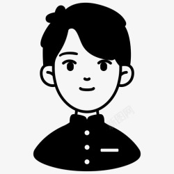日本头像日本学生头像男孩加库兰图标高清图片