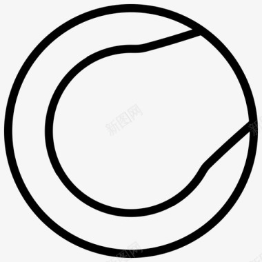 网球圆圈比赛图标图标