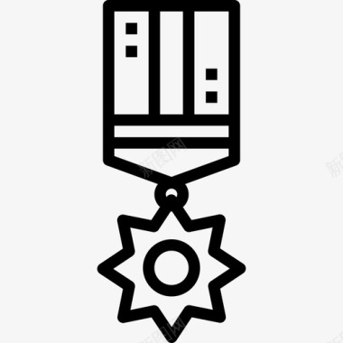 勋章军衔30直系图标图标