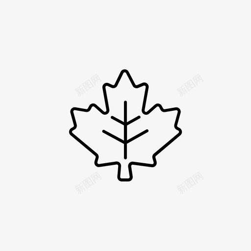 枫叶加拿大绿色图标svg_新图网 https://ixintu.com 世界各地 加拿大 枫叶 植物 甜美 绿色 遍布