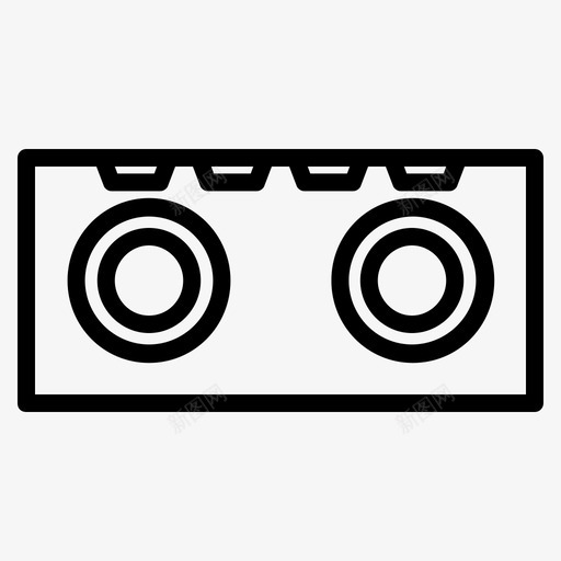收音机家具唱片图标svg_新图网 https://ixintu.com 唱片 家具 收音机 电子 科技 音响