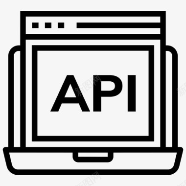 api软件应用网页开发图标图标